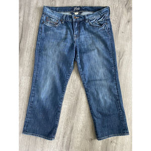 Lucky Brand Sedona Sweet N Low Crop Jeans 8/29 Straight Fit Cotton Denim